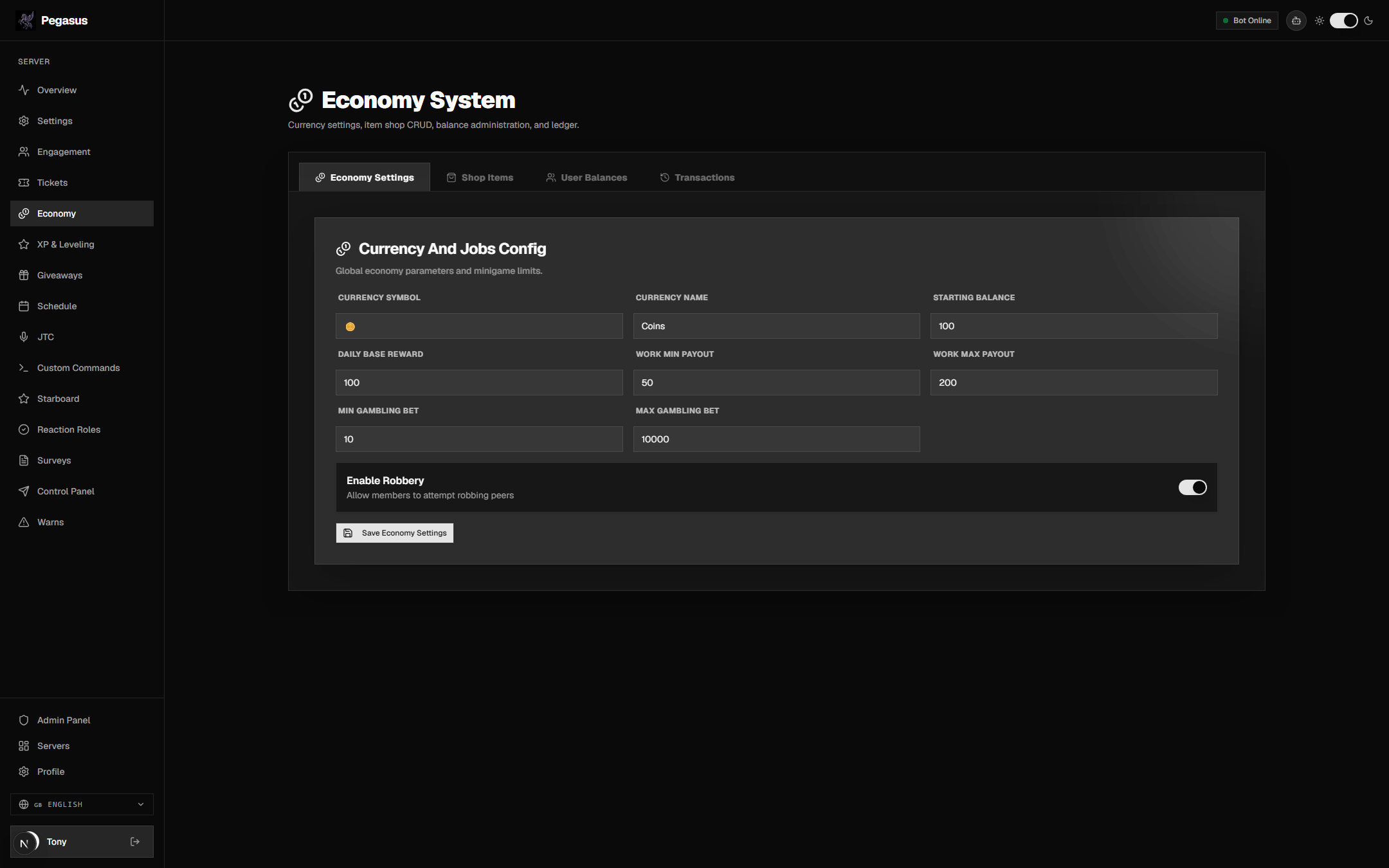 Pegasus screenshot 2