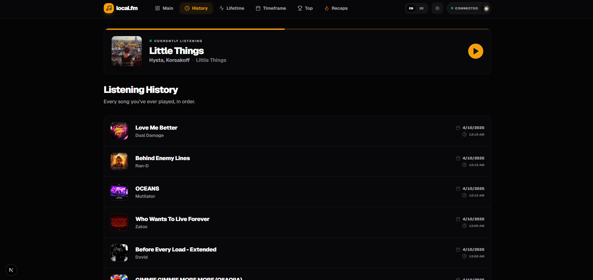 Local.fm screenshot 1